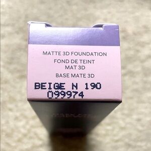2/$20 Mary Kay Timewise Matte 3D Foundation Beige N 190, FREE samples w/purch